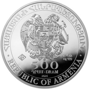 Noah's Ark 2024 - Armenia 1 oz silver coin