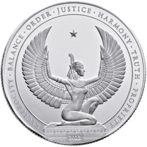1oz Kinesis Ma'at Silver Round 2022