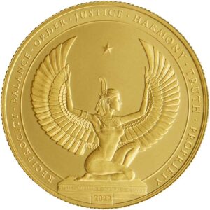 Kinesis Ma'at Gold 1oz round 2022