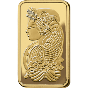 PAMP Lady Fortuna 1g gold bar front