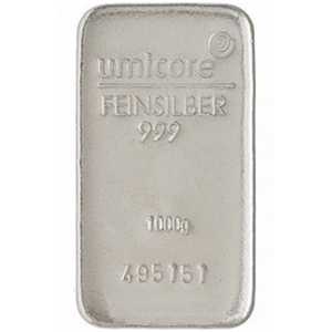 Umicore 1kg silver bar