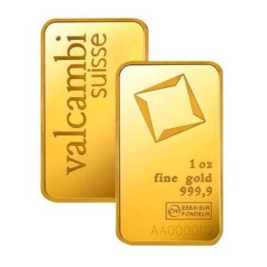 Valcambi 1oz gold bar